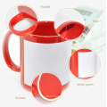 Ceramic Coated White Cup Color Changing Sublimation Mug